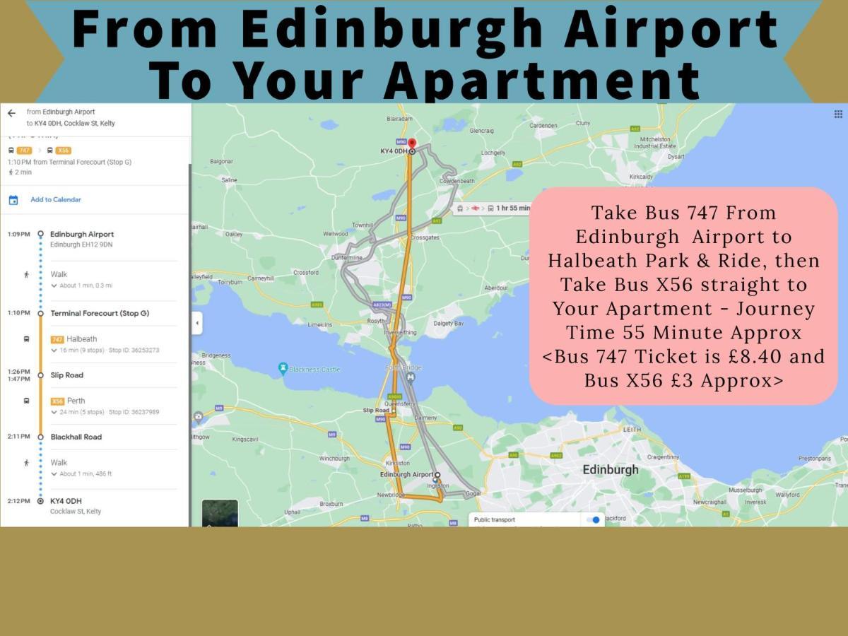 2 Bedrooms Entire Apartment Self Check In Kelty Екстериор снимка